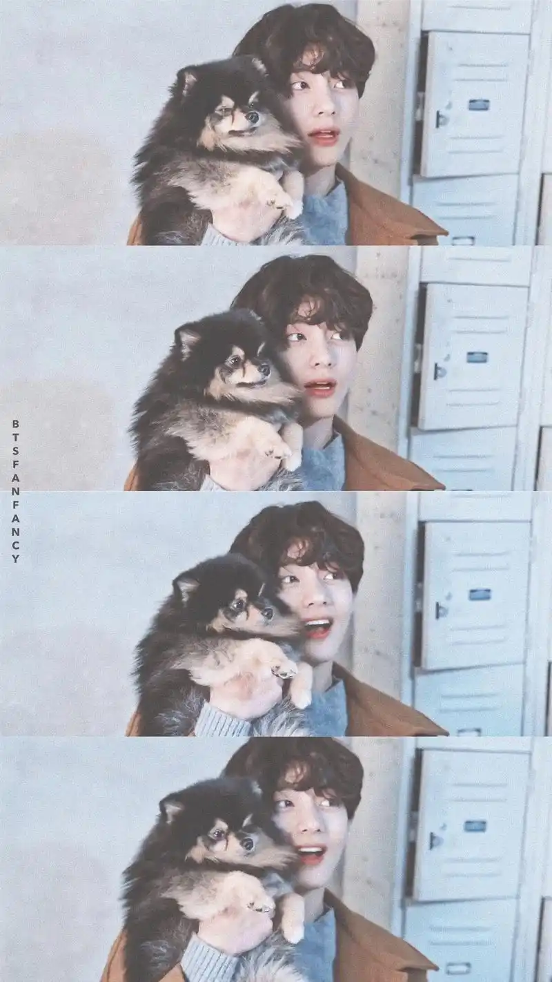 我的男友和狗狗.我的男友和狗狗  金泰亨壁纸|自修 #金泰亨 - 抖音