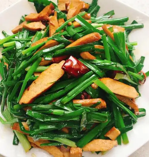 韭菜炒香干素菜中我滴最爱78