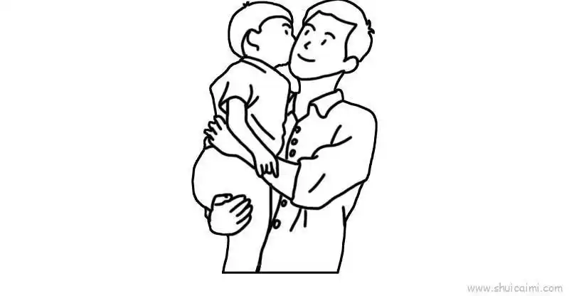 父亲节儿童画怎么画父亲节简笔画简单又好看