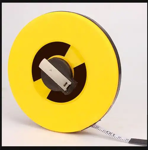 纤维皮尺100米50米30米20米钢卷尺软尺布尺皮卷尺测量尺五金工具纤维