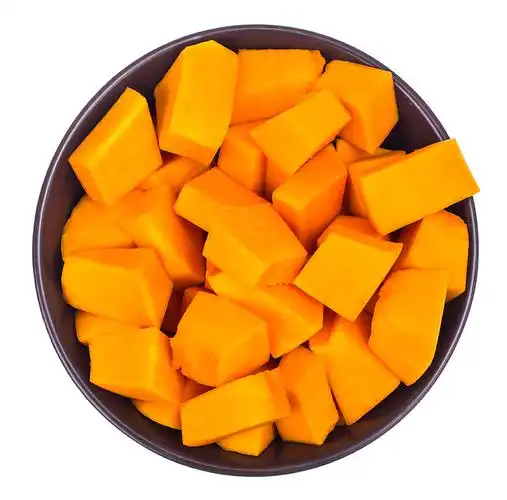 工作室照片.南瓜 i>块 /i>切成方块