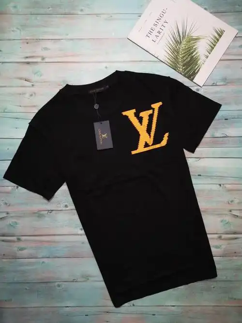 19ss louis vuitton lv 字母 大 logo 短袖