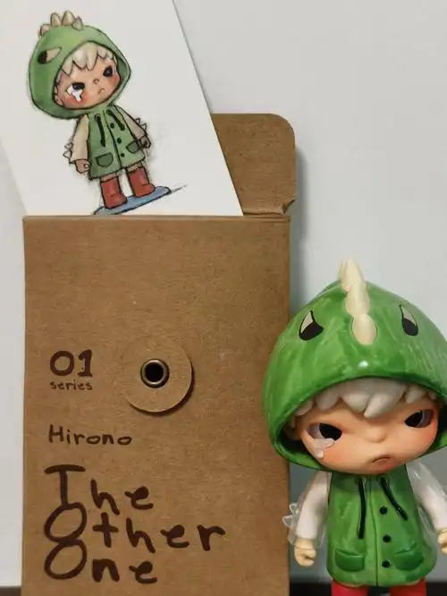 直接当个小文件夹卡片的背面还是个明信片直接封顶#盲盒盒子改造