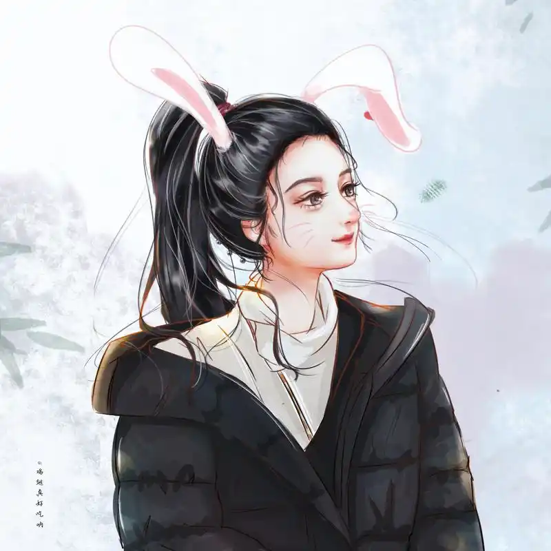 赵丽颖翡哥饭绘分享 小兔叽周翡在线施展魅力