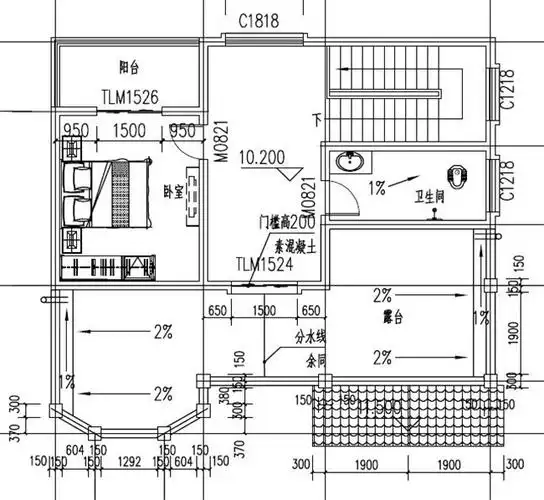 不攀比,80平方米房屋设计图精选,够用,经济就好_盖房知识_图纸之家