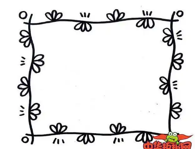 065413春节学画简笔画春节手抄报标题边框装饰图案绘制技法大全2022