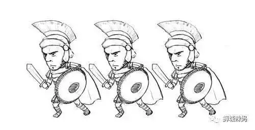 凯撒简笔画卡通