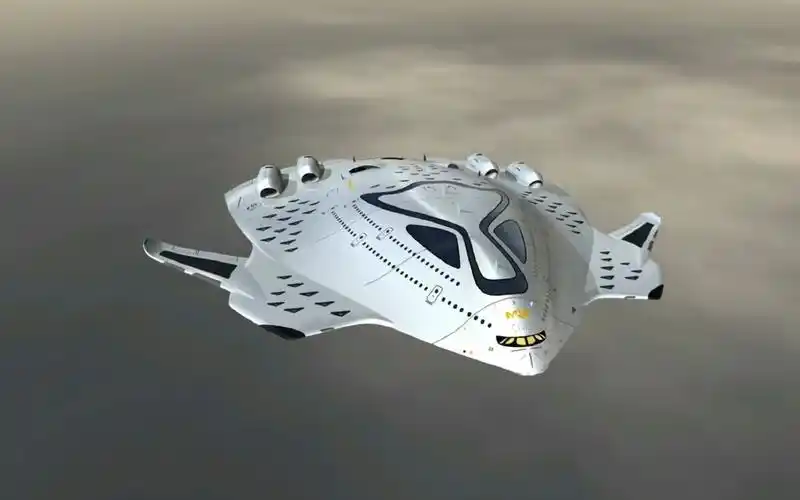 未来的飞机长这样?造型如同外星飞碟,还能垂直起飞