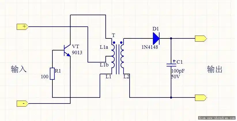 自制升压电路非常简单