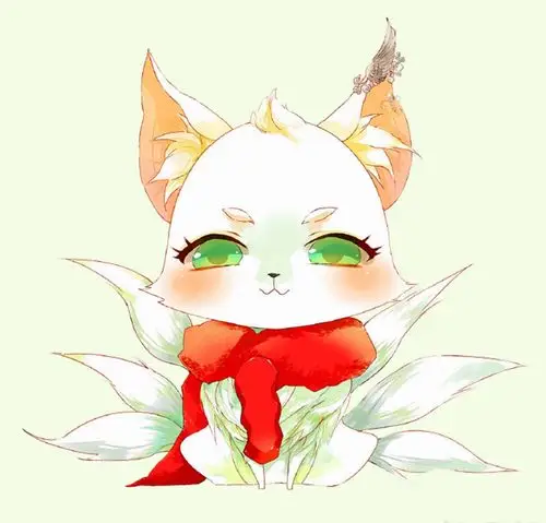 狐狸插画可爱萌物青丘青丘狐传说动物