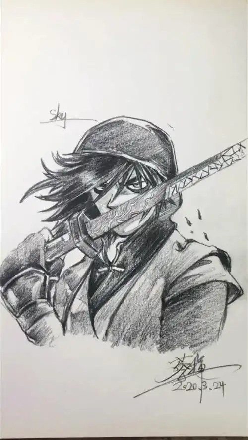 手绘刺客伍六柒#艾尚手绘馆##手绘##绘