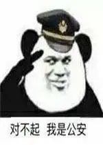 对不起我是公安表情包