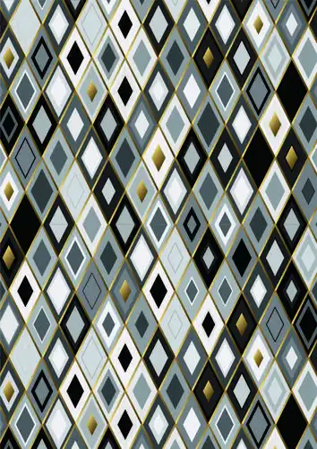 几何图案拼接印花矢量图服装纺织面料数码印花花型素材