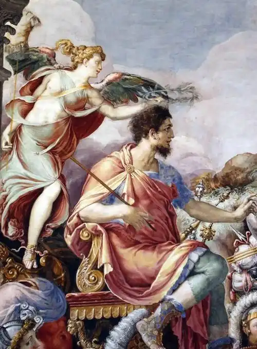 古罗马荒淫油画颓废的罗马人油画