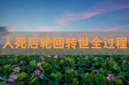 人死后轮回转世全过程人到底有没有轮回转世