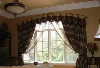 床美式风格卧室窗帘装修效果图#869713241