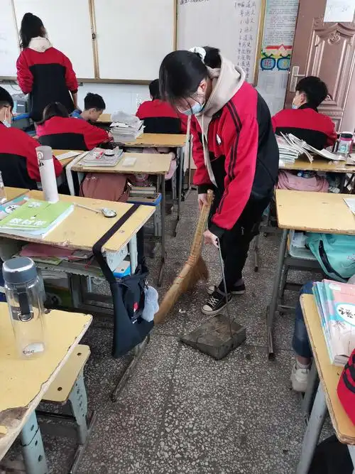 孝昌一初卫生清洁示范图