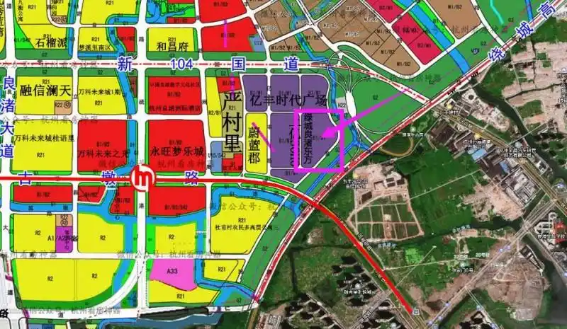 绿城良渚东方:良渚新城土地详细规划图(高清版)免费获取-杭州看房网