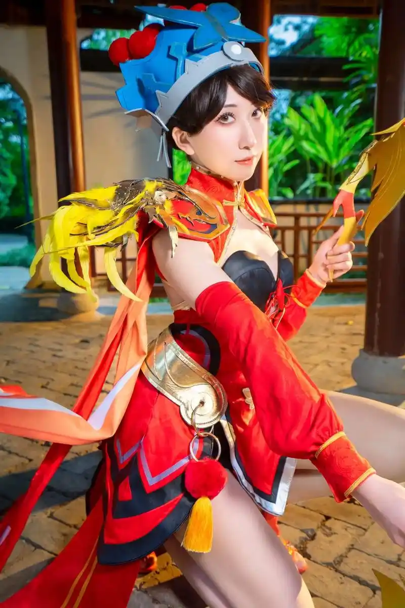 96王者荣耀 霸王别姬 虞姬 cos正片."力拔山兮气盖世, - 抖音