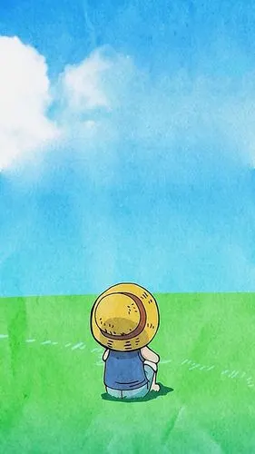 卡通蓝天白云插画平面广告