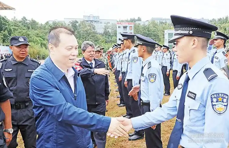 省委政法委副书记,省公安厅厅长任军号,75集团军副军长王锁成,武警