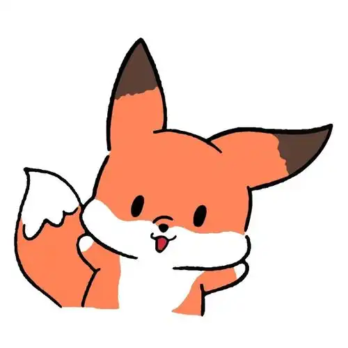 卡通可爱小狐狸简笔画