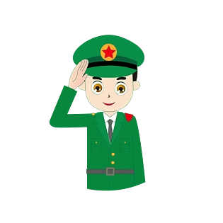 遵纪守法好公民警察叔叔敬礼