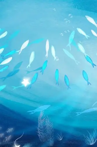 海底的鱼群: 鱼群装饰画 b