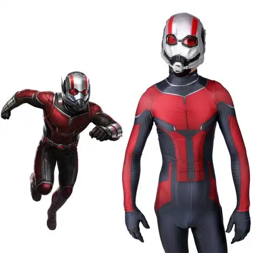 蚁人ant-man 战衣cosplay万圣节服装连体紧身衣