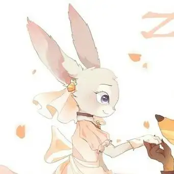 疯狂动物城朱迪卡通手绘