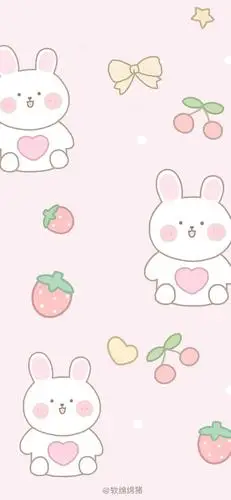 这是一组超可爱又治愈的暖心手绘壁纸!