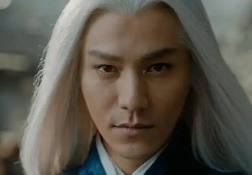 《侍神令》陈坤白发造型曝光