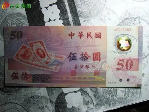 十九张塑料台钞