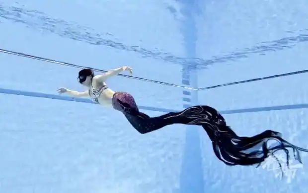 3000元学两天就能当条"美人鱼",为什么小众运动容易在杭州出圈?