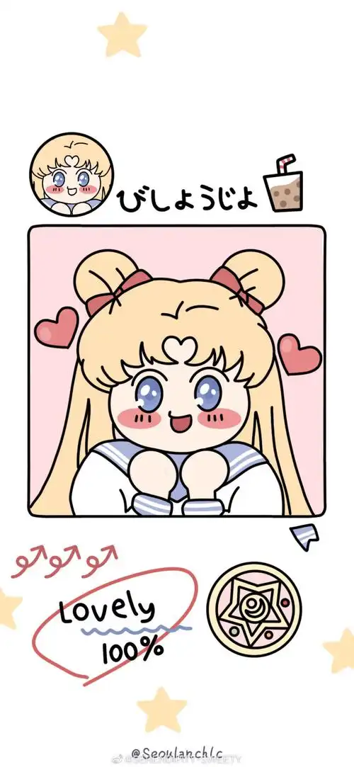 美少女,可做盲盒盲袋素材哦