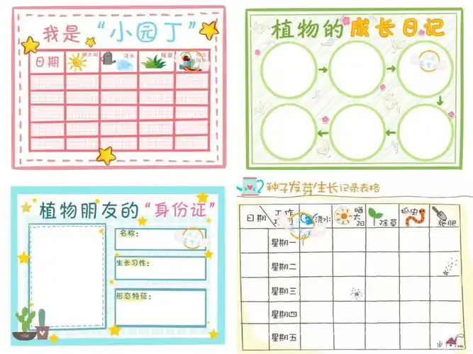 植物观察记录表3