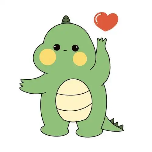 可爱的小恐龙头像,很可