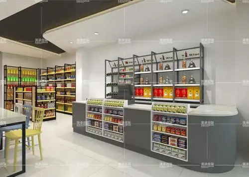 便利店收银台3d图纸