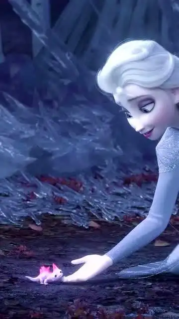 《冰雪奇缘第二季》超可爱的火灵,简直太可爱了!