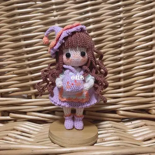 钩针人偶 小魔女mojito_钩针_人偶_木吉乇怎么样_兴趣爱好_玩具