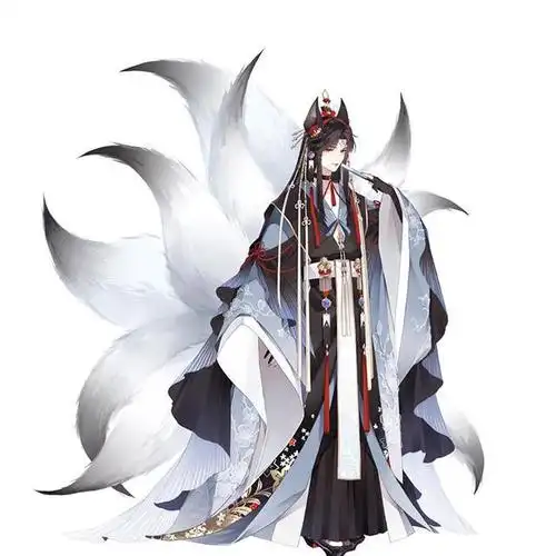 邪魅狐耳男生头像