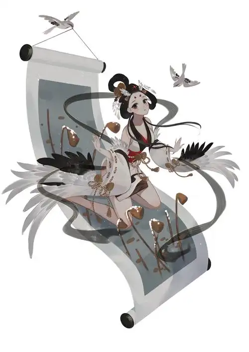阴阳师百绘罗衣花鸟卷皮肤