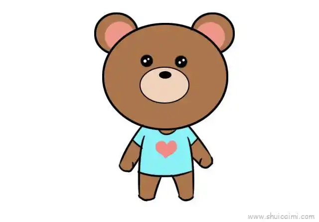 熊简笔画画法图解