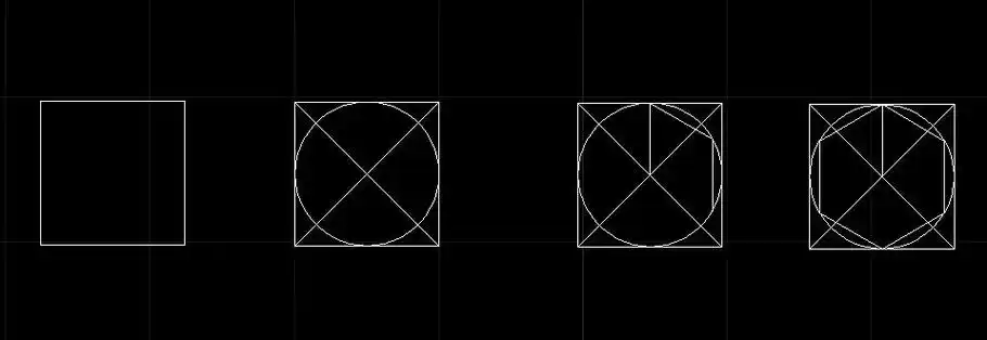 请问怎么在正方形里面画出一个正六边形啊大神们谢谢