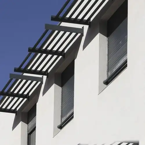 铝制建筑遮阳板 / 窗用 / 卧式 / 刚性