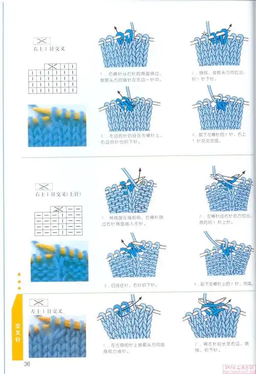 扁麻花,不用扭针也可以织出的美丽麻花,像织多大就多大