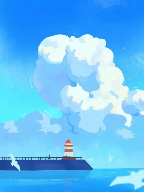 ipad速涂插画云朵