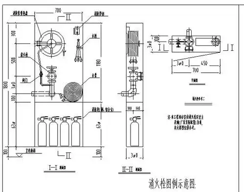 消火栓图例示意图