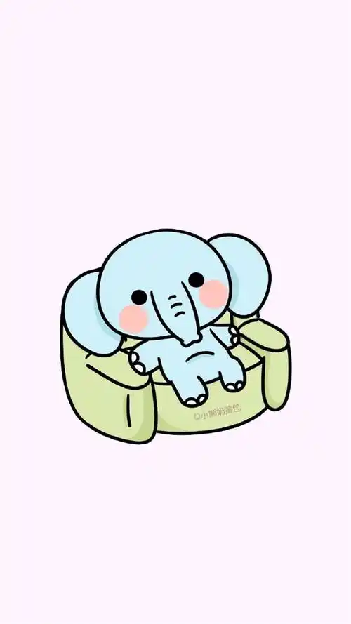 可爱卡通动物萌背景