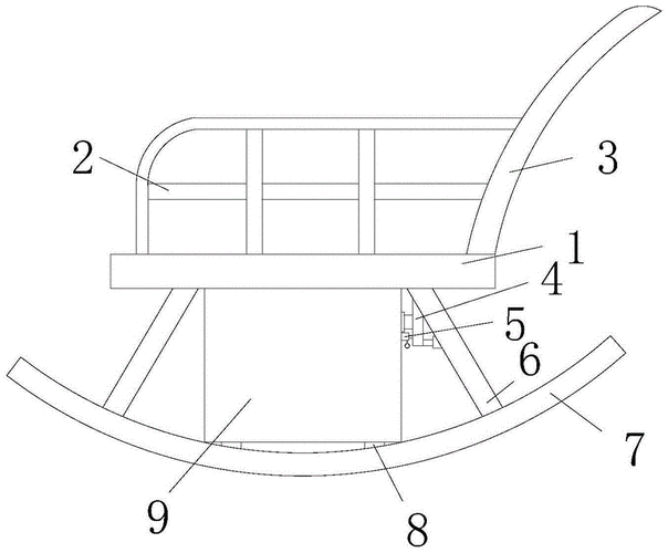 配合高脚椅的小摇椅的制作方法